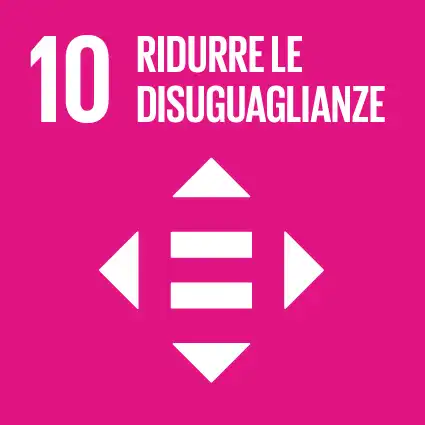 Agenda 2030 - Obiettivo SDG 10: Ridurre le disuguaglianze